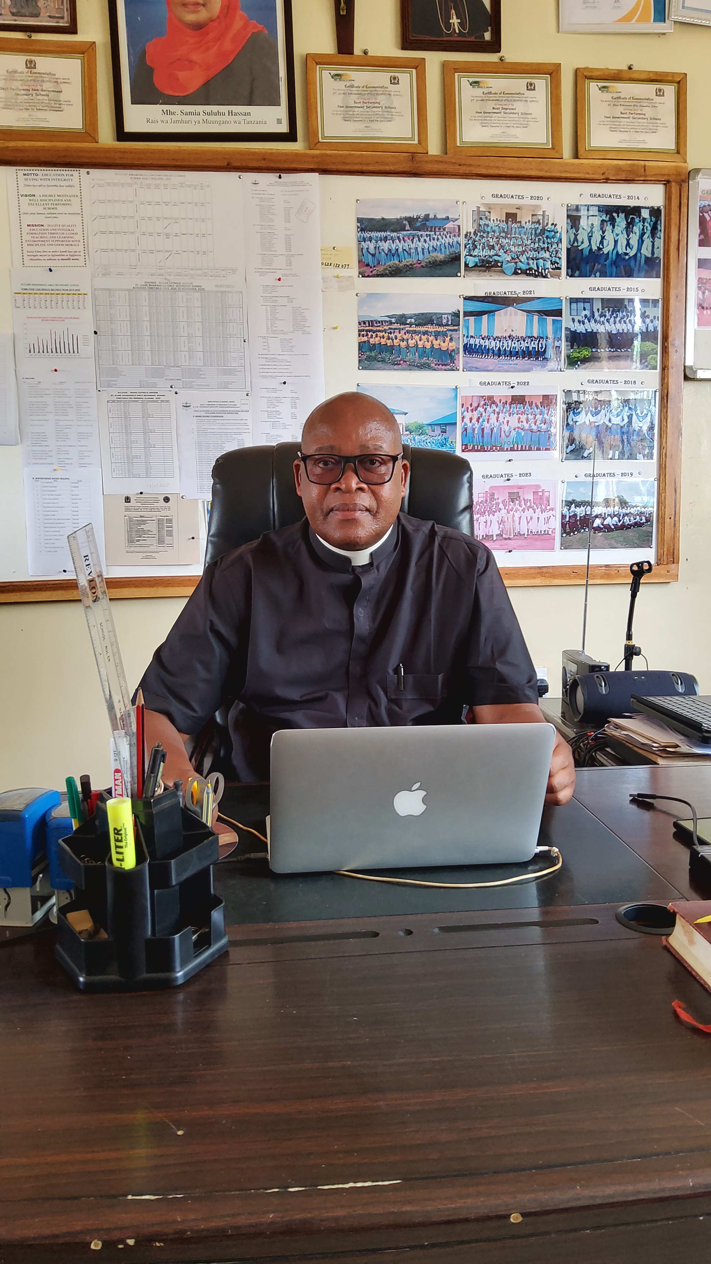 Rev. Dr. Dagobert Kabendera, Headmaster